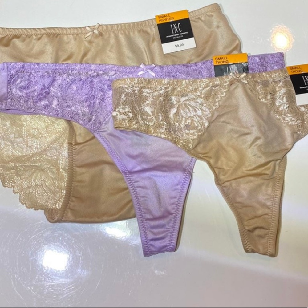3 Small INC panties NWT